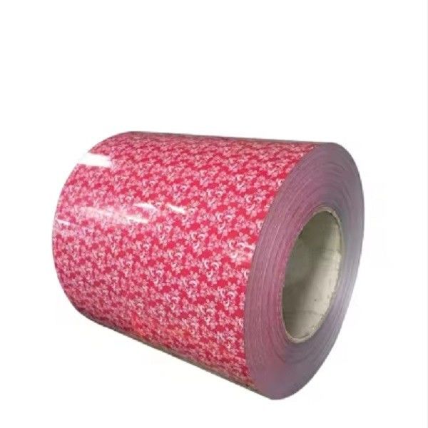 Bobina de aço galvanizado pré-pintada de 0,48 mm revestida para telhados
