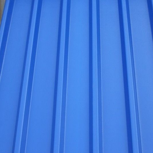 A cor azul de G550 680mm revestiu o telhado de aço Prepainted da bobina do galvalume