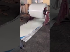 0.6mm chapa de aço corrugado Branco e Verde SGCC para chapas de telhado