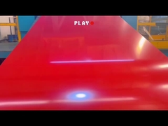 PPGL/PPGI COIL DE AÇO Cereza Vermelha AFP AKZO & PE PAINT AZ80-AZ180G/m2