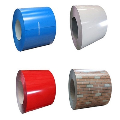 Bobina de aço Prepainted de pintura superior PPGL Matte Embossed 25um do Galvalume