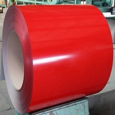 A cor vermelha Prepainted a bobina de aço do Galvalume para telhar o PE PVDF SMP G550 AZ70