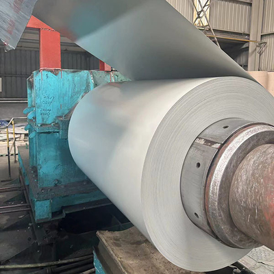 PPGL JISG3322 bobina de aço revestimento em PE branco 600-1250mm AZ50 zinco