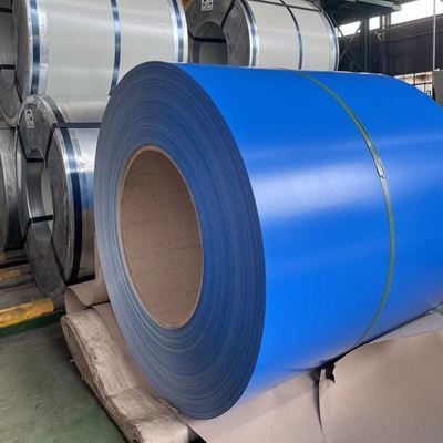 Bobina de aço Galvalume pré-pintada ASTM A755 com revestimento PVDF para telhados e revestimentos