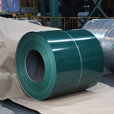 AZ30-AZ275 bobina de aço galvanizado pré-pintada PVDF revestida para construção