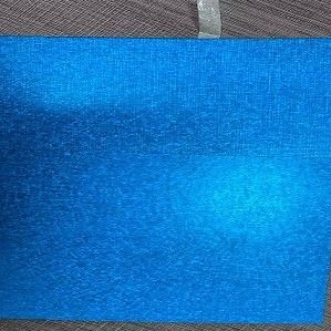 Impressão digital galvanizada Prepainted azul da chapa de aço de GL anti